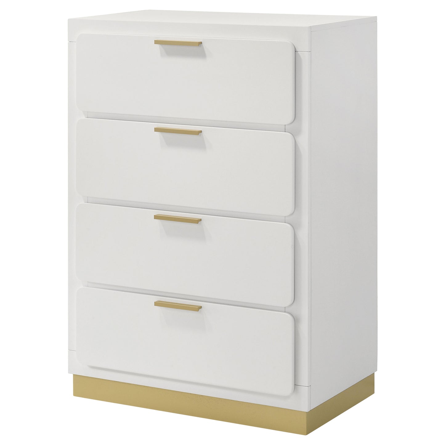 winslow 4-drawer bedroom chest white