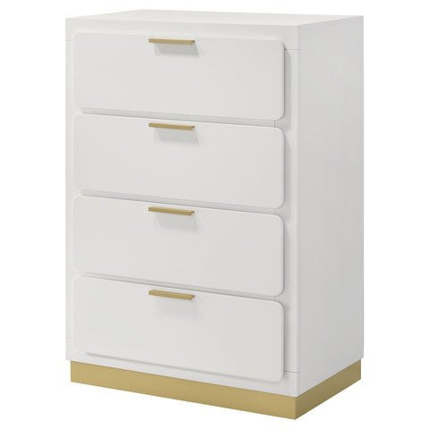 Callie 4-drawer Bedroom Chest WhiteWhite