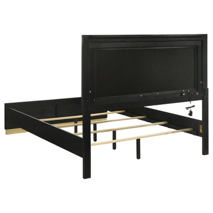 Callie 4-piece Queen Bedroom Set BlackBlack
