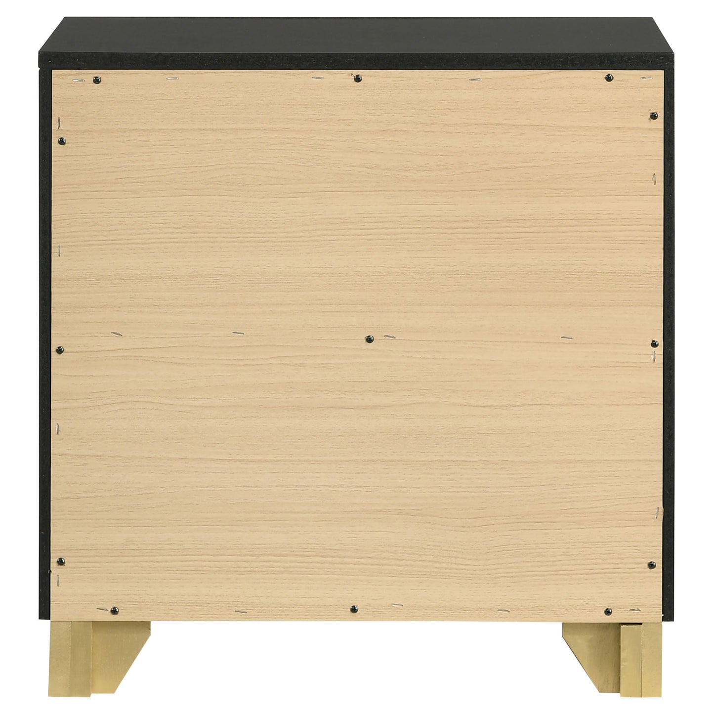 winslow 2-drawer nightstand black