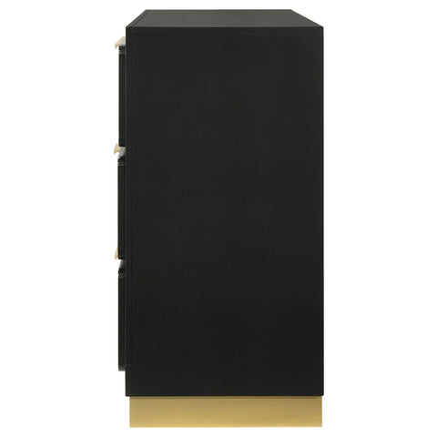 Callie 6-drawer Dresser BlackBlack