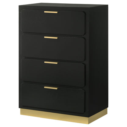 Winslow 4-drawer Bedroom Chest Black