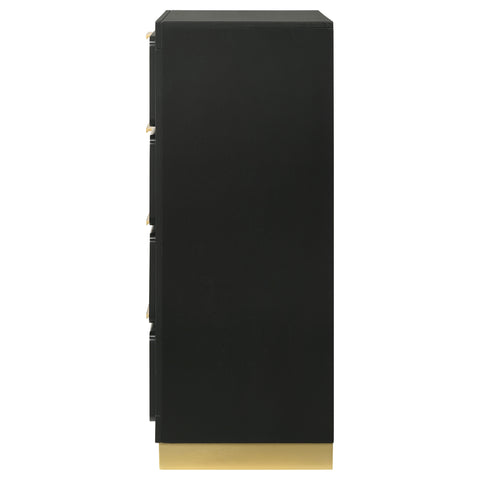 Callie 4-drawer Bedroom Chest BlackBlack