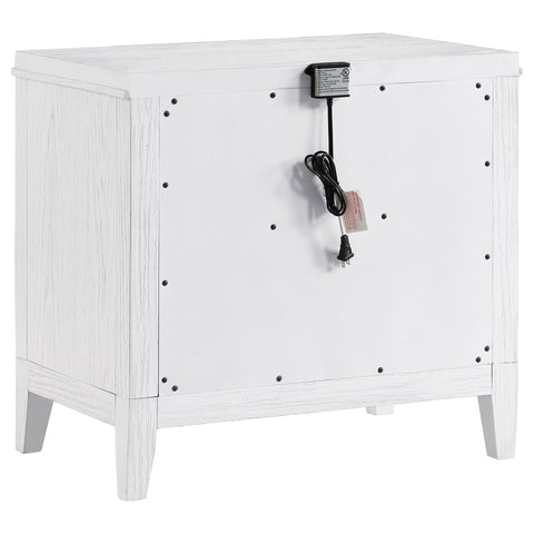 Marie 4-piece Queen Bedroom Set Distressed WhiteDistressed White
