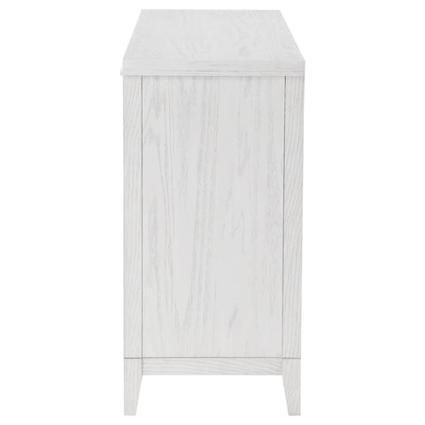 Marie 6-drawer Bedroom Dresser Distressed WhiteDistressed White