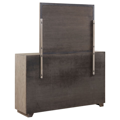 Cruiser 6-drawer Dresser and Mirror Barley BrownBarley Brown