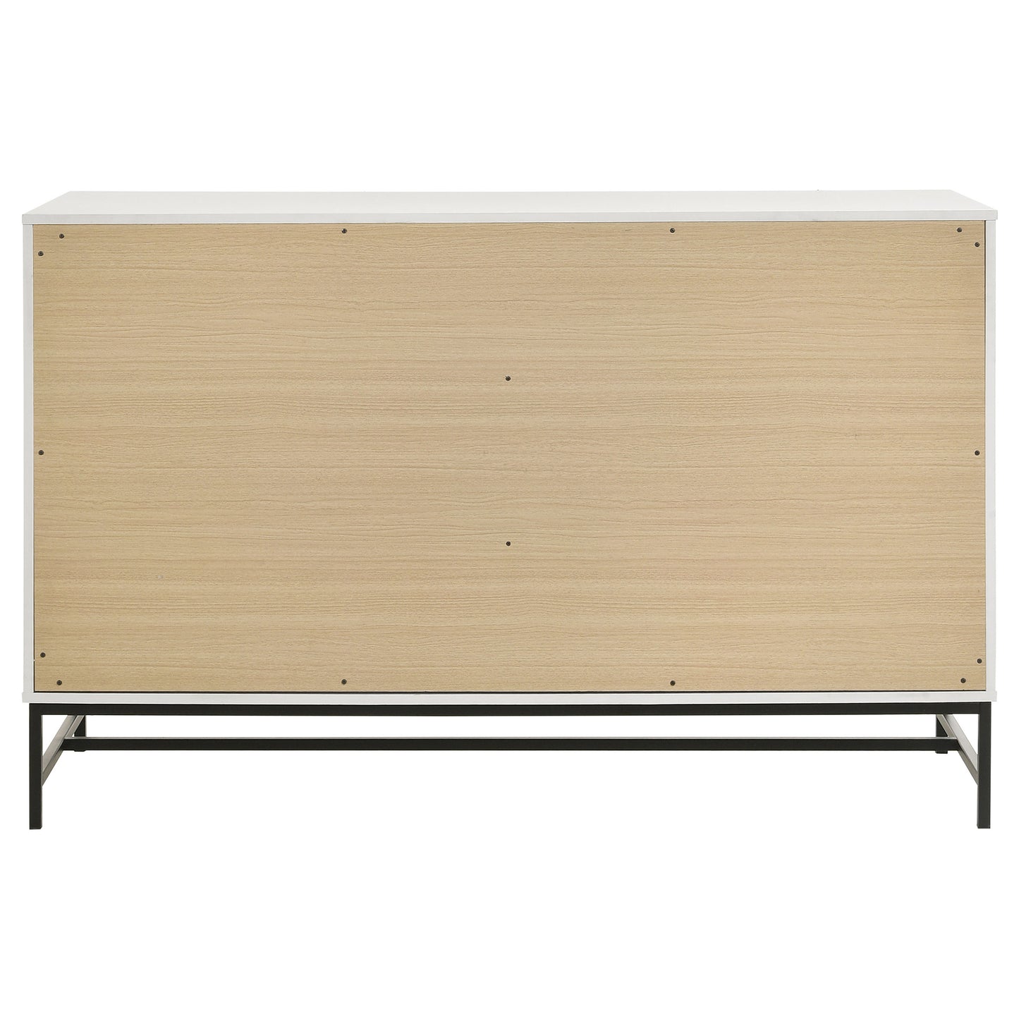 sidney 6-drawer bedroom dresser white