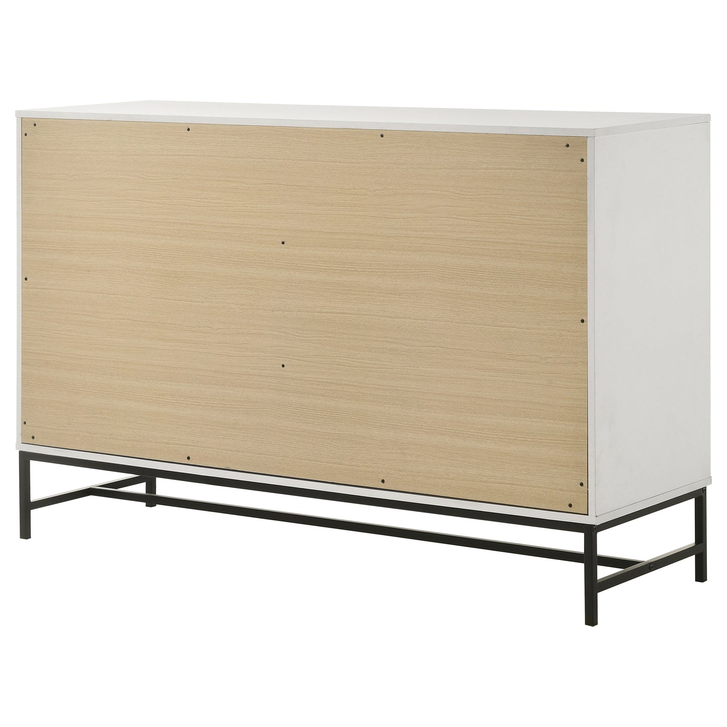 sidney 6-drawer bedroom dresser white