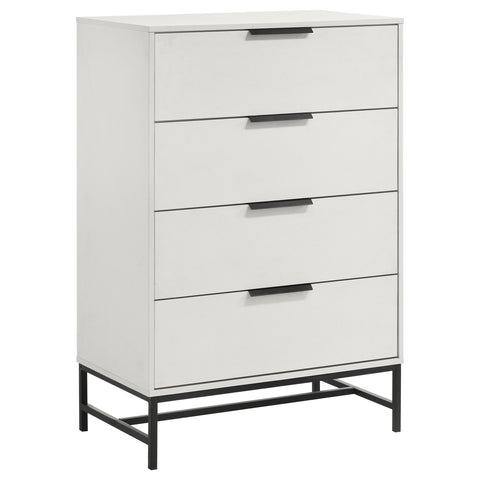 Jones 4-drawer Bedroom Chest WhiteWhite