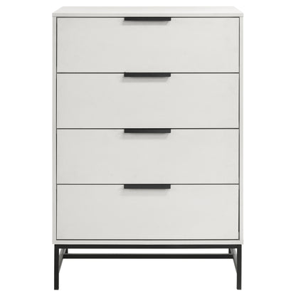 Sidney 4-drawer Bedroom Chest White