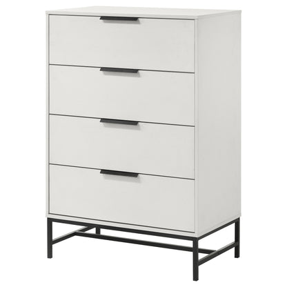 Sidney 4-drawer Bedroom Chest White