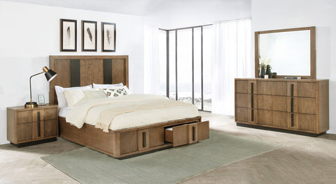Norwood 4-piece California King Bedroom Set Ash BrownAsh Brown