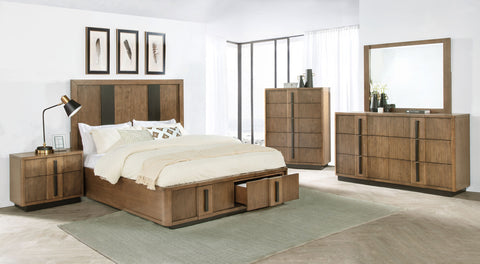 Norwood 5-piece Queen Bedroom Set Ash BrownAsh Brown