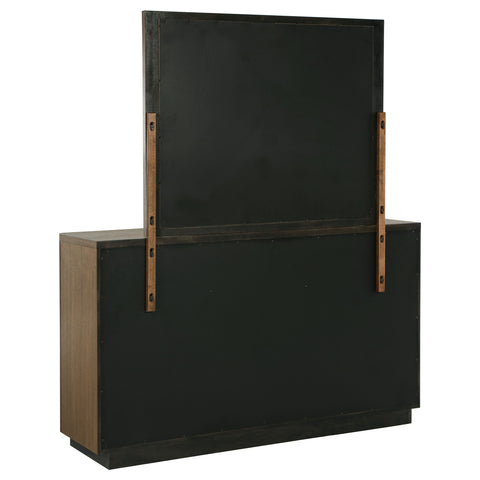 Norwood 6-drawer Dresser and Mirror Ash BrownAsh Brown