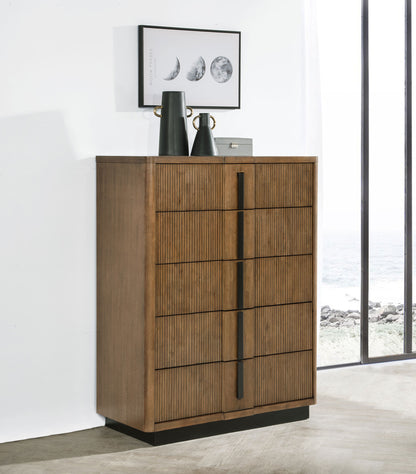 Norwood 5-drawer Chest of Drawers Ash BrownAsh Brown