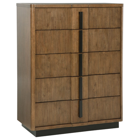 Norwood 5-drawer Chest of Drawers Ash BrownAsh Brown