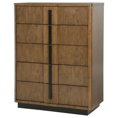 Norwood 5-drawer Chest of Drawers Ash BrownAsh Brown