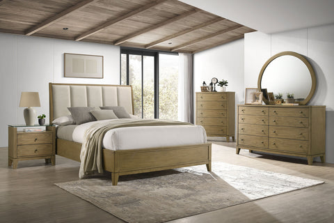 Fultonville 5-piece Eastern King Bedroom Set Natural PineNatural Pine