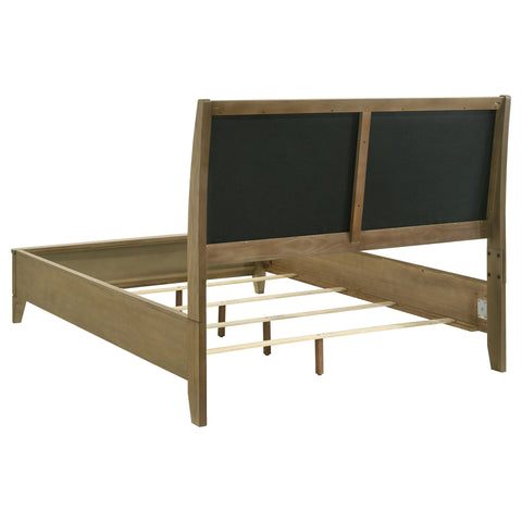 Fultonville 4-piece California King Bedroom Set Natural PineNatural Pine
