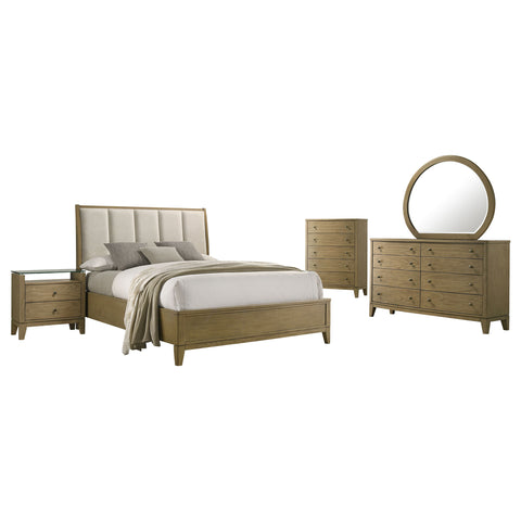 Fultonville 5-piece Queen Bedroom Set Natural PineNatural Pine
