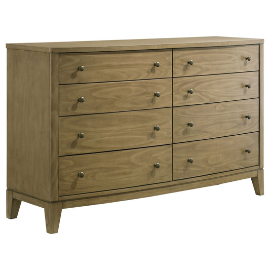 Fultonville 8-drawer Dresser Cabinet Natural PineNatural Pine