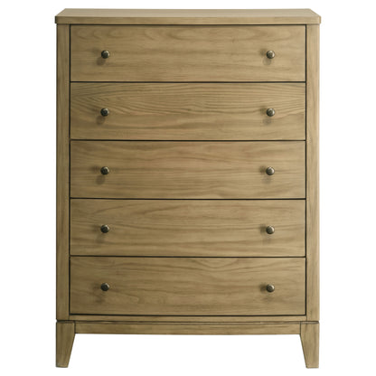 Fultonville 5-drawer Bedroom Chest of Drawers Natural PineNatural Pine