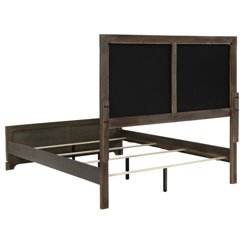 Lucien Park 59-inch Eastern King Panel Bed Dark Cocoa