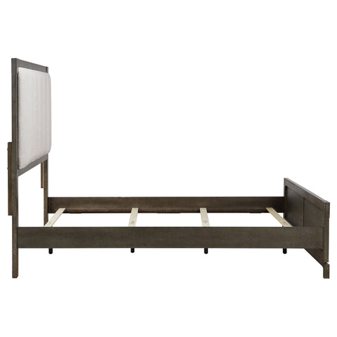 Lucien Park 59-inch Eastern King Panel Bed Dark Cocoa