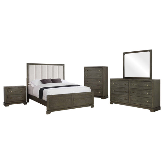 Lucien Park 5-piece California King Bedroom Set Dark Cocoa
