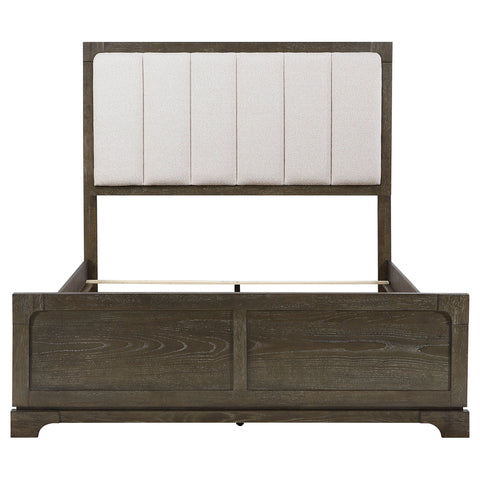 Lucien Park 59-inch California King Panel Bed Dark Cocoa