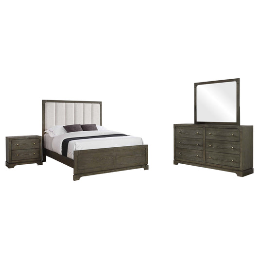 Lucien Park 4-piece Queen Bedroom Set Dark Cocoa