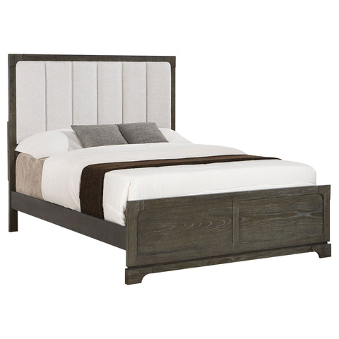 Lucien Park 59-inch Queen Panel Bed Dark Cocoa