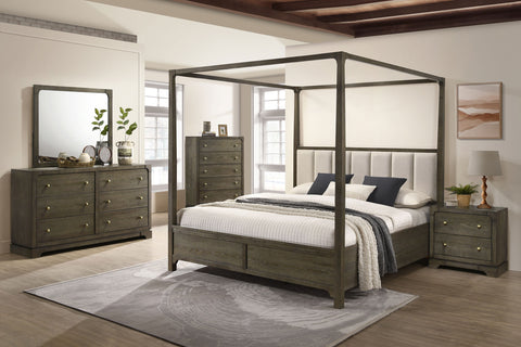 Marjorie Park 5-piece Eastern King Bedroom Set Dark CocoaDark Cocoa