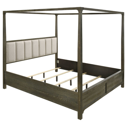 Marjorie Park Eastern King Canopy Bed Dark CocoaDark Cocoa