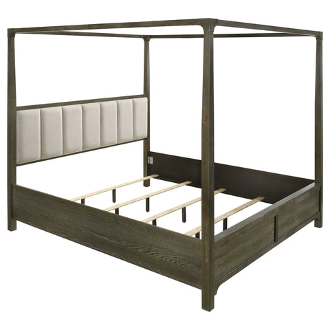 Marjorie Park Eastern King Canopy Bed Dark CocoaDark Cocoa