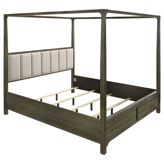 Marjorie Park Eastern King Canopy Bed Dark CocoaDark Cocoa