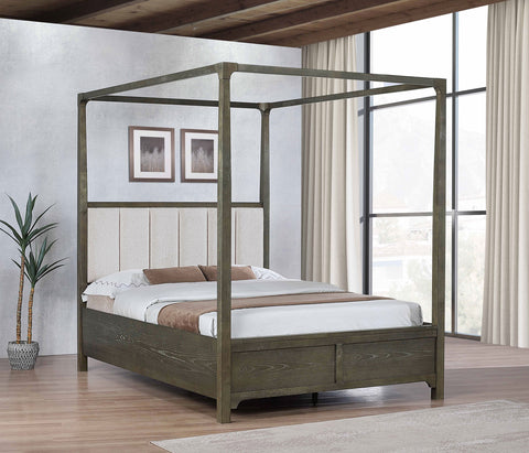 Marjorie Park Queen Canopy Bed Dark CocoaDark Cocoa