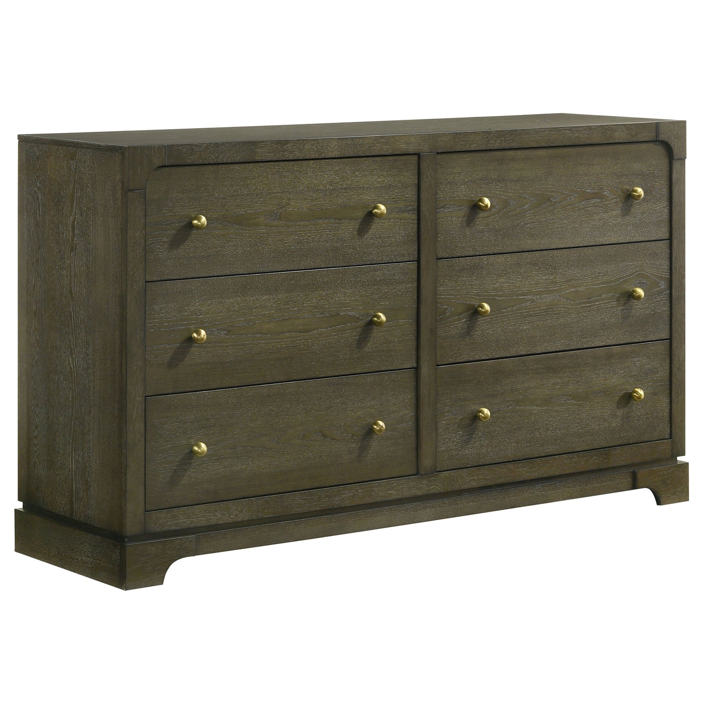 marjorie park 6-drawer dresser cabinet dark cocoadark cocoa