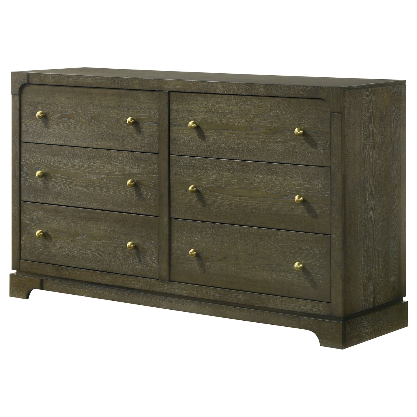 marjorie park 6-drawer dresser cabinet dark cocoadark cocoa