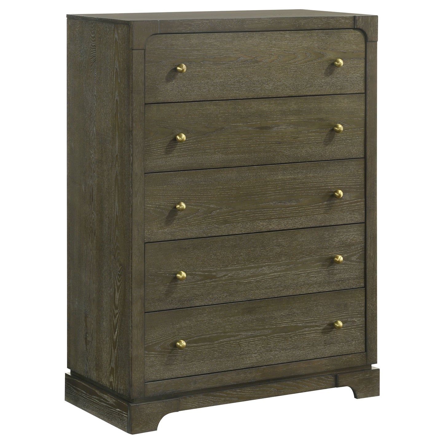 marjorie park 5-drawer bedroom chest of drawers dark cocoadark cocoa