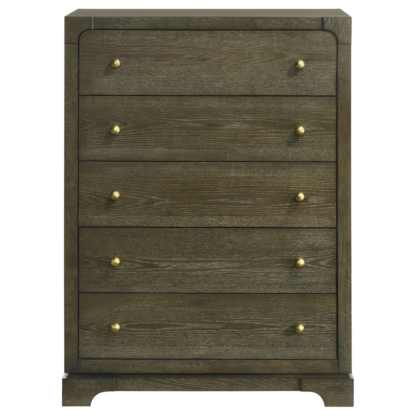marjorie park 5-drawer bedroom chest of drawers dark cocoadark cocoa