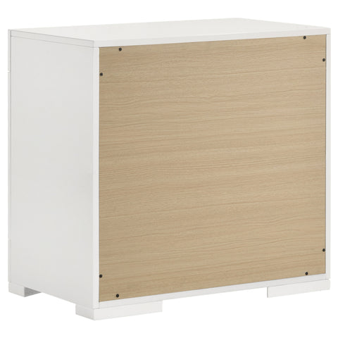 Foster 4-piece Queen Bedroom Set White High GlossWhite High Gloss