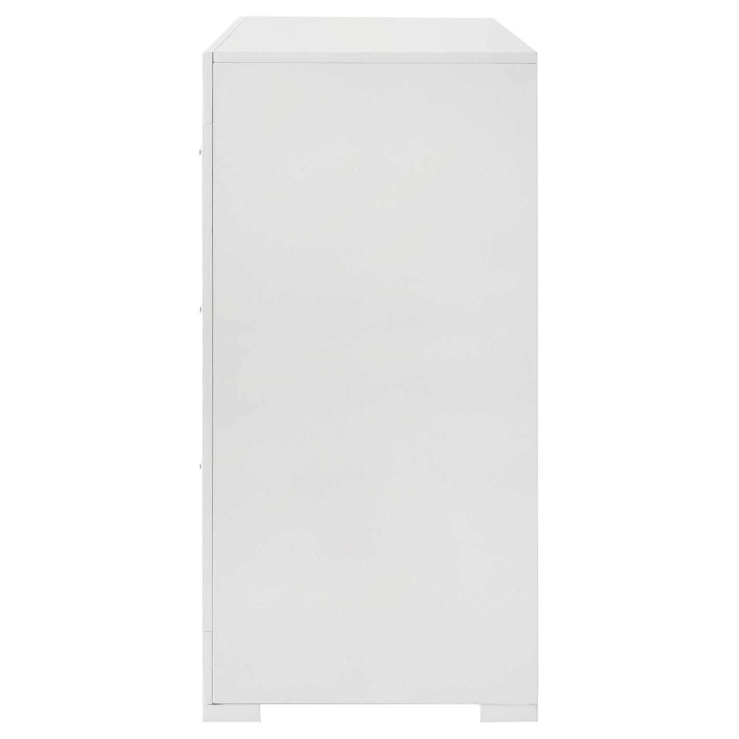 foster 6-drawer dresser cabinet white high glosswhite high gloss