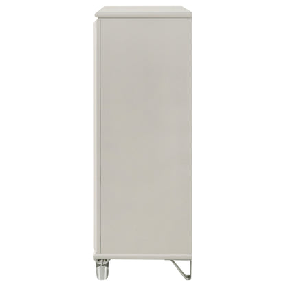 Vicente 5-drawer Bedroom Chest of Drawers Pearl WhitePearl White