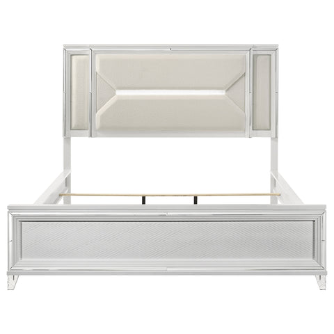 Browning 64-inch California King Bed LED Headboard WhiteWhite