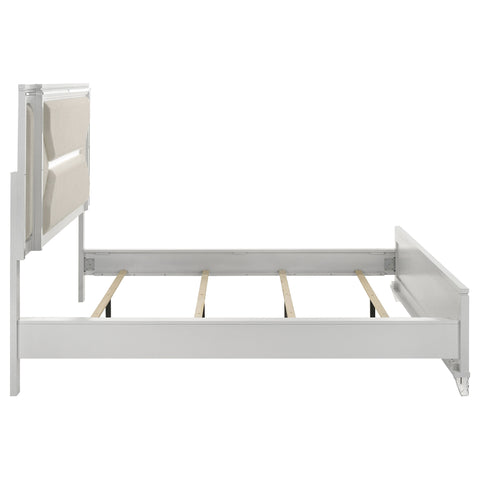 Browning 64-inch California King Bed LED Headboard WhiteWhite