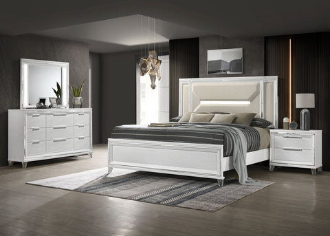 Browning 4-piece Queen Bedroom Set WhiteWhite