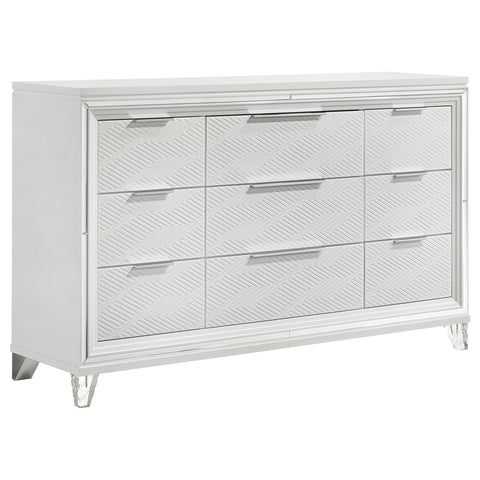 Browning 9-drawer Dresser Cabinet WhiteWhite