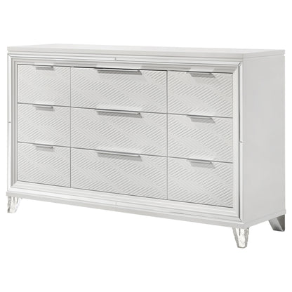 Browning 9-drawer Dresser Cabinet WhiteWhite