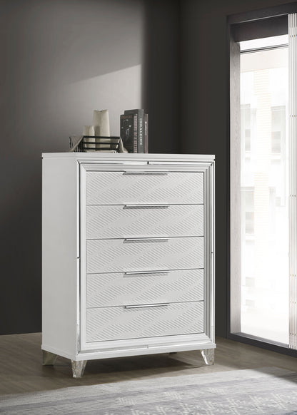 Browning 5-drawer Bedroom Chest of Drawers WhiteWhite